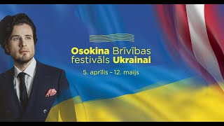 Ieskats Osokina Brīvības festivāla Ukrainai 2024 preses konferencē