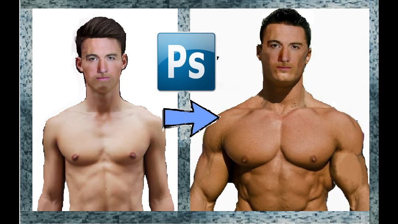 swap face from skinny guy to muscle man with adobe YouTube
