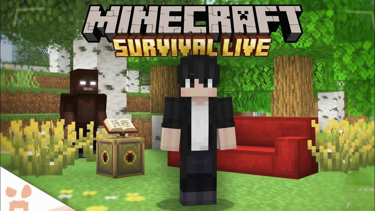 Mcpe survival series play live part 1 #survival #adzop - YouTube