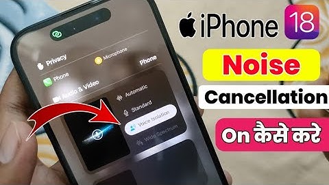 How to Turn ON Voice Isolation on iPhone iOS 18 | Background Noise Cancellation During Call iPhone