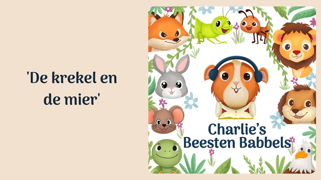 De krekel en de mier | Charlie's Beesten Babbels | Charlie de Cavia