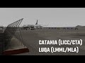 [P3Dv5.1] PMDG Ryanair B738 - Catania to Luqa - (LICC-LMML)