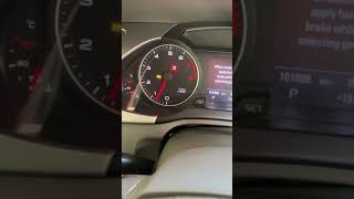 Audi REV Counter Shivering