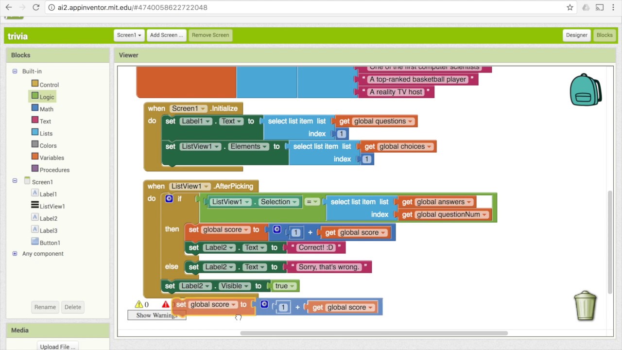 mit app inventor 2 games download