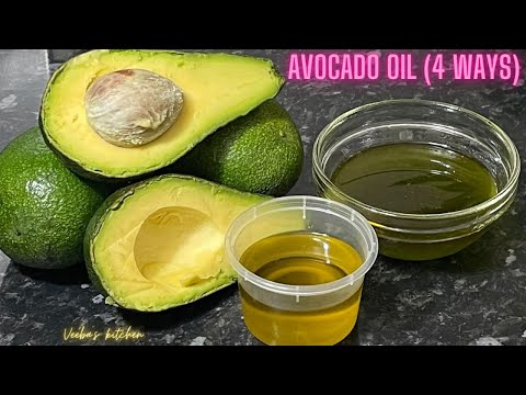 HOW TO MAKE AVOCADO OIL FROM SCRATCH(4 WAYS).HOME MADE AVOCADO OIL USING THE HOT PRESSED