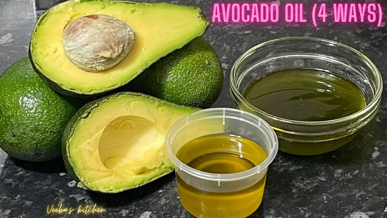 Huile d'avocat fait maison // Homemade avocado oil 