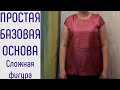 Базовая основа. Фигура с животом и выступающими ягодицами. Как изменить базовую основу.