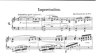 Edward MacDowell — Improvisation, Op. 46, No. 4