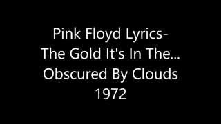 Watch Pink Floyd The Gold Its In The video