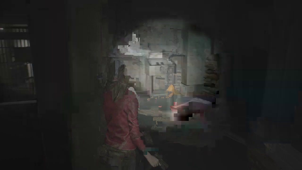 RESIDENT EVIL 2Claire Redfield(Part 21)Police Station use key badge to