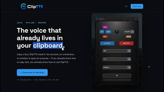 ClipTTS — The voice that already lives in your clipboard screenshot 3
