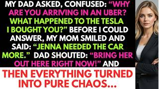 My Dad Asked, Confused  “Why Are You Arriving In An Uber  What Happened To The Tesla I Bought You