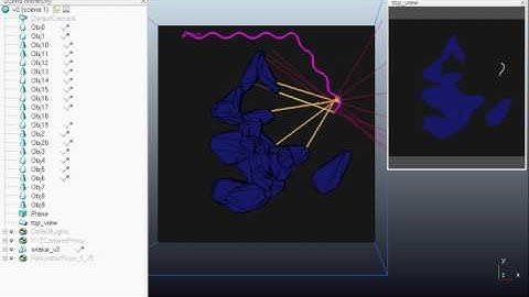 Vrep simulation of snake robot avoiding obstacles