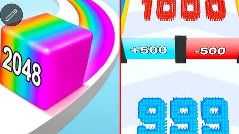 Jelly Run 2048 vs Crowd Number Run 3D | All Levels Gameplay | Android, iOS | Satisfying Mobile Games