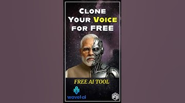 Clone Your Voice for FREE Using AI | Voice Cloning | Wavel AI #ai #voicecloning #aiart