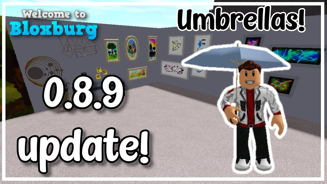 Bloxburg update 0.8.9 Umbrellas + gokart! Bloxburg Roblox YouTube
