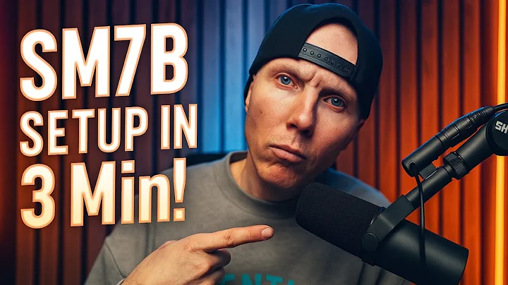 Shure SM7B Setup Tutorial for beginners (In Under 3 Minutes)