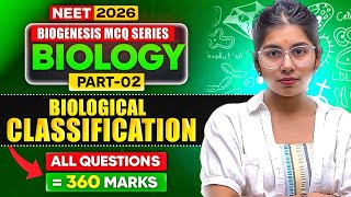 NEET 2026 Biology MCQ | Biological Classification PYQ & Practice Questions