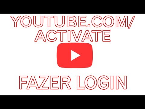 youtube.com/activate fazer login