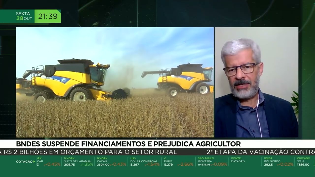 BNDES suspende financiamentos e prejudica agricultor