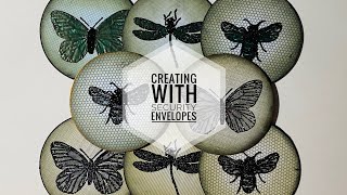 Creative Envelopes - ATC Coin Embellishments Using Security Envelopes