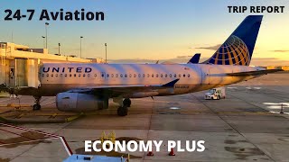 TRIP REPORT | United Airlines - A319 - Windsor Locks (BDL) to Denver (DEN) | ECONOMY PLUS