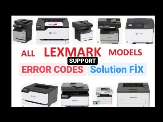 kommentar forord nøgle ALL LEXMARK PRINTERS ERROR CODES FIX SOLUTION - YouTube