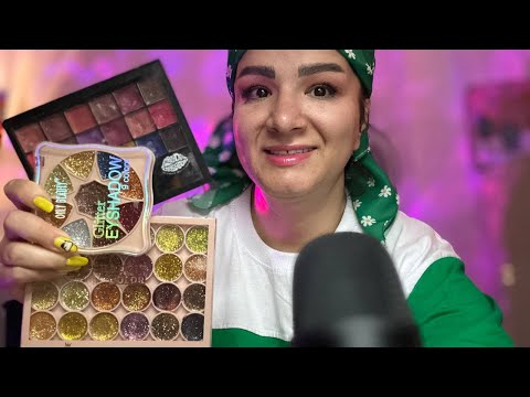asmr doing my makeup for relaxing and sleeping #asmr