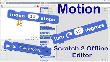 Introduction to Motion Blocks!! Scratch 2 Offline Editor Part 2 #scratch2 #technology #smggamerz