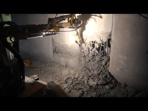 GLES Työmaapalvelut - Sisätilojen piikkaus Brokk Interior demolition