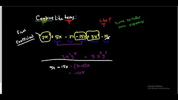 Lesson 1.1 Simplifying Algebraic Expressions