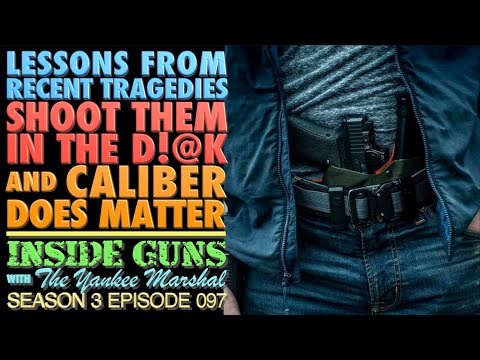 Lessons from Recent Tragedies: Shoot'em in the D!@K and Caliber Does Matter!