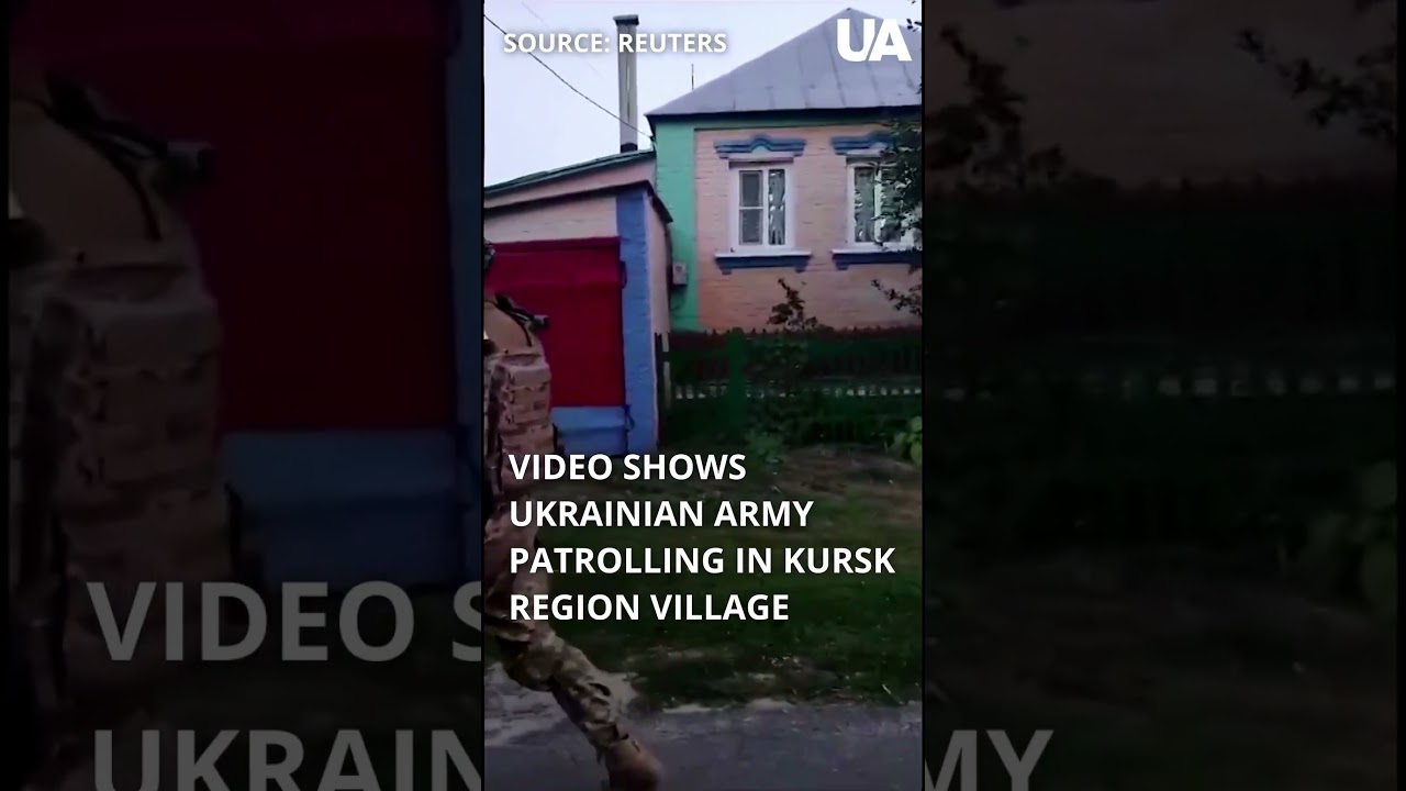Ukrainian Troops on Patrol in Kursk Region, Russia