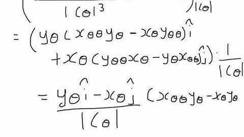 Level Sets: L03 Curvature formula for a curve with proof