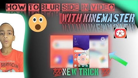How To Blur Sides Of A Video In Kinemaster tutorial 🔥 ।। background effect in video 😲 tutorial
