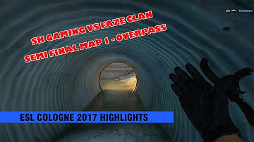 ESL Cologne 2017 Hightlights: SK Gaming vs Faze Clan - Semi Final map 1