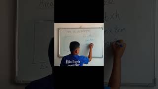 Área de un rectángulo #matematicas #maths #áreas #rectangular
