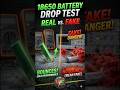 Real vs Fake 18650 Battery Test 🔥 #18650battery #batterytest #shorts #lithiumbattery #fakevsoriginal