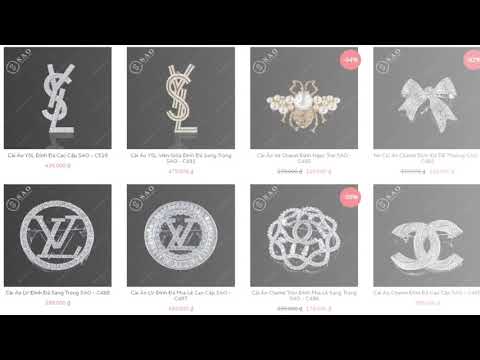 hoa cài trên áo dài trơn màu vàng - Zalo 0964040131 | Saojewelry.vn