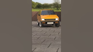 3d car 🚘 modeling and animation render on Maya maruti 800