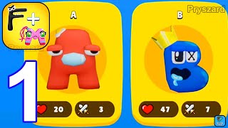 Alphabet Merge: Monster Lore - Gameplay Walkthrough Part 1 Merge Battles Alphabet Lore (Android, iOS screenshot 1