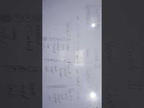 Grade : 3 Topic: Verbs Subject: English - YouTube