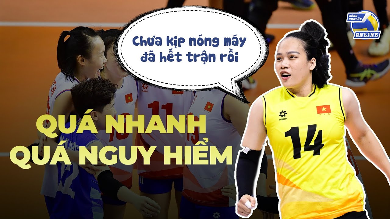 Trận đấu ngắn kỷ lục của bóng chuyền nữ Việt Nam: Chưa đầy 45 phút đã ...