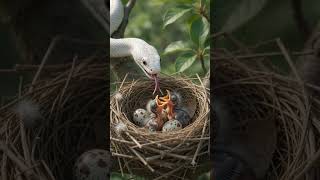 #snake #birds #bird #nest #egg #ai #aigenerated #aivideo #aivideos #forest  #short #ai #aigenerated