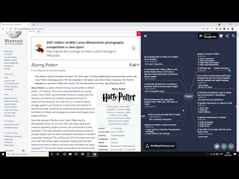 WordMapDictionary | A visual dictionary video preview 2