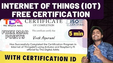 Gratis certificeringsprogramma Internet of Things IOT met professionele ID | Arduino | Raspberry Pi
