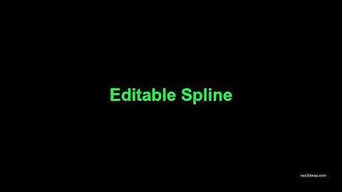 Bài 11: Editable Spline (P2) | Học 3ds Max cơ bản cho người mới bắt đầu