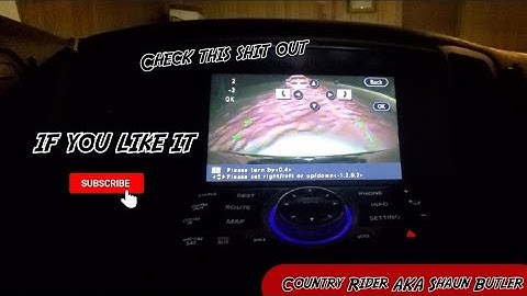 How to use your G37 reverse camera in drive