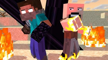 Nump the Pain - Herobrine vs Notch - A Minecraft Music Video (part 2)