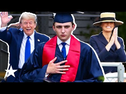 Barron Trump Towers Over Everyone At High School Graduation